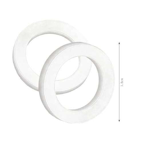 Voyoo 100 Stück Angelringe, Zimmertürscheiben, für Innentüren und Schranktüren gleichermaßen im Modellbau