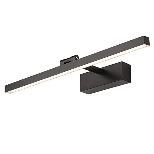 Lampe de miroir de salle de bains LED anti-ombre applique murale inox avec interrupteur