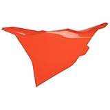 Polisport Airbox Cover-Orange KTM SX/F (2023 and Later) - High-Impact Durable Gloss Polypropylene, Direct Bolt-On OEM Style Fit for Motocross Dirt Bikes, Impact & Abrasion Resistant, Easy Install