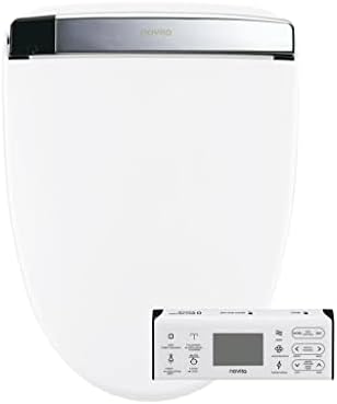 KOHLER BH93-N0 Novita Round Electric Bidet Toliet Seat, Heated Bi...