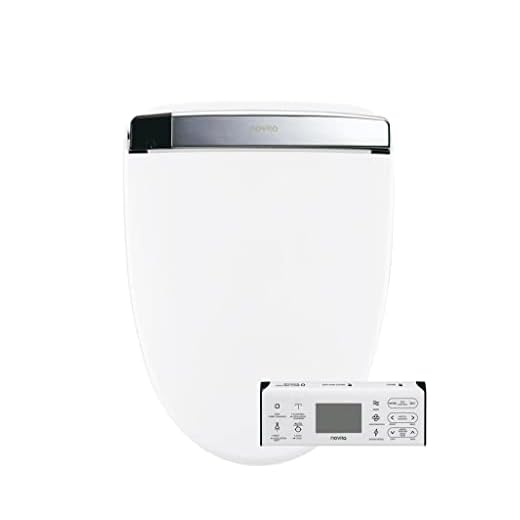 KOHLER K-BH93-N0 Novita Electric Round Toilets with Remote Control Bidet Seat, White