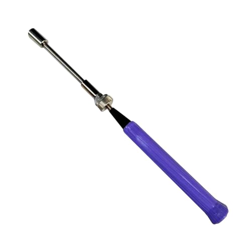 Raqueta de bádminton - Entrenador magnético de bádminton | Herramienta de entrenamiento de raqueta | Barra de entrenamiento de silicona antideslizante con retroalimentación de sonido para