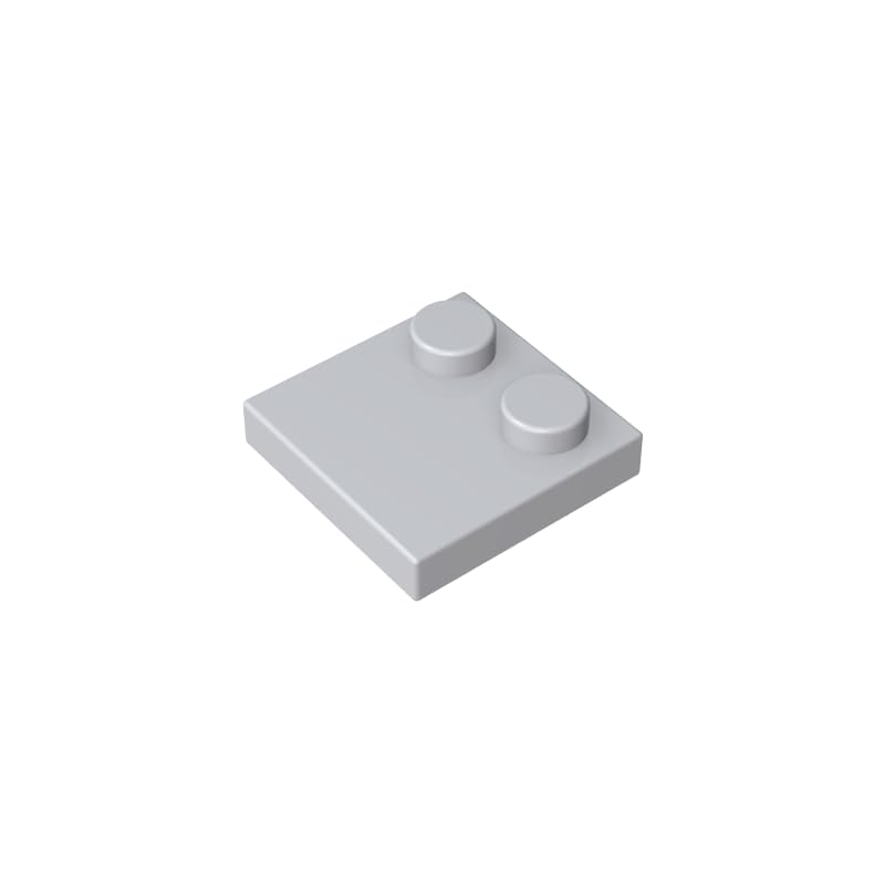 33909 Foundation Plate Special 2x2 with Only 2 Studs, gray white, 50 PCS