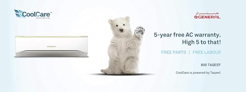 O General 1.5 ton Premium Wall AC 18,200 BTU, Rotary Compressor (without installation)