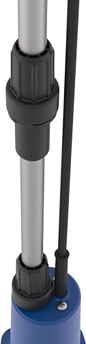 Güde Akku Regenfasspumpe RFP 12-201-04 (12 V, 1500 l/h, TEST gut - sehr Gut, Trockenlaufschutz, Förderhöhe 11 m, max. Korngröße 0,5 mm, Absperrhahn, Teleskopverstellung, inkl. Akku und Ladegerät)