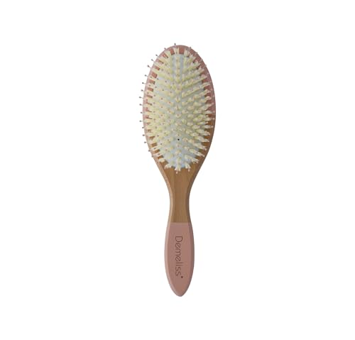 Demeliss Beauty - Brosse Plate Démêlante en Bois