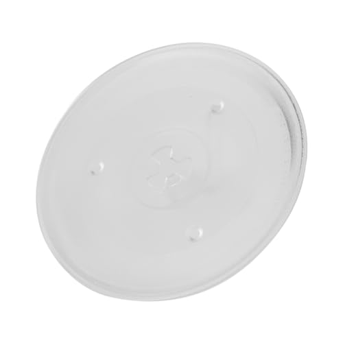PRETYZOOM 27cm Y-type Microwave Glass Plate Turntable Plate Replacement for Microwave Oven