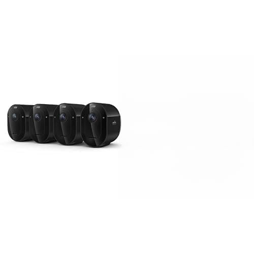 Image of Arlo Pro Security Camera 2K HDR (6th Gen, 2025 Release) - Wireless Outdoor Camera, Rechargeable Removeable Battery, Event Captions, Emergency Response, 3-Month Trial of Secure Plan, 4 Cam, Black