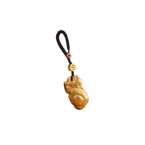 Porte-clés Pixiu laiton pendentif sac à dos et clés de voiture