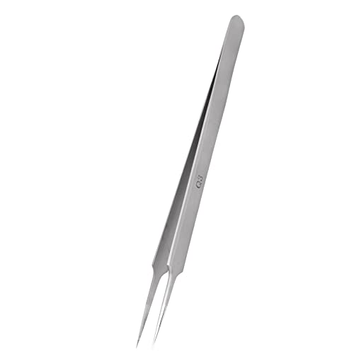Tweezers, Precision Tweezers,Anti Static Stainless Steel Of Tweezers, Sharp Tweezers,For Electronics, Laboratory Work,Jewelry Making,Craft,Soldering,Hobby,Watches,Car Machines Repair Etc #TOP2