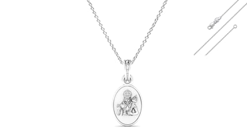 Pendentif Hanuman bonne santé et richesse médaillon de protection en argent