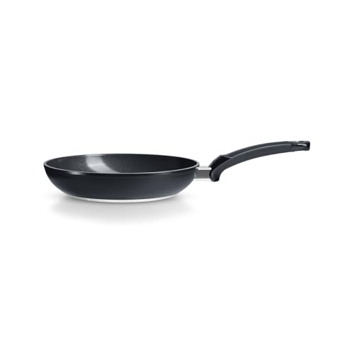 Fissler Ceratal Classic Orbit Black Sartén de aluminio, con revestimiento cerámico, diámetro de 24 cm, sartén cerámica antiadherente, inducción