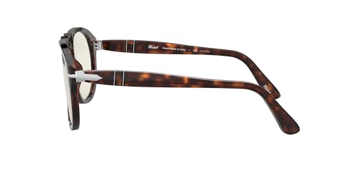 Persol Men's PO0649 Polarized Aviator Sunglasses, Havana/Grey, 54 mm2