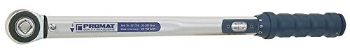 PROMAT 821698 Drehmomentschlüssel 1-5Nm 0,6 cm (0,25 Zoll) L.220mm PROMAT DIN/EN ISO6789