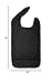 Betty Dain Adult Bib, Washable, Waterproof Clothing Protector with Crumb Catcher, Black