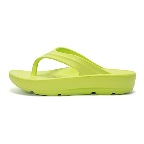 Image of FUNKYMONKEY Women's Comfort Flip Flops with Arch Support - Lightweight EVA Thong Sandals for Walking, Beach, and Daily Wear - Cushioned Footbed & Anti-Slip Sole