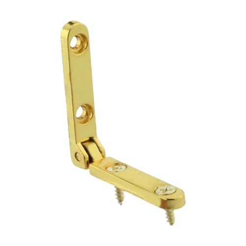 2 Pcs Small Hinges Jewelry Wooden Box Chest Case Hinges 90 Degree Folding Hinge Wooden Box Accessories Zinc Alloy with Screws(Antique Bronze)