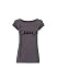 Produktbild FellHerz Make Some Noise grau - L - Damen T-Shirt Bio & Fair 100% Bio-Baumwolle nachhaltig öko alternativ Vögel Kopfhörer Strommast schwarz cool, Grau, L