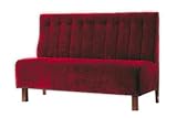 Banquette Evine B 108, en Simili Cuir, mobilier de Restaurant, Bar, bistrot, Banquette Restaurant, Banquette Bar, Banquette bistrot, Banquette hôtel etc. |Quantité Minimum achat 5 pièces (Rouge)