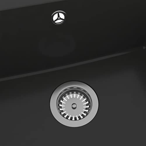 vidaXL Évier Cuisine Trou Trop plein Granit - vue 5
