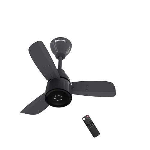 atomberg Renesa Enzel 900mm BLDC Ceiling Fan with Remote | BEE 5 star | High Air Delivery | LED Speed Indicator | Low Noise | Sleek Design | Power...