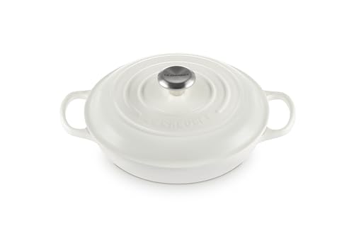Image of Le Creuset Enameled Cast Iron Signature Cookware Set, 7 pc, White