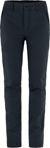Pantalon technique hiver Fjällräven Abisko Winter Stretch femme pour marcher au chaud en 42 EU
