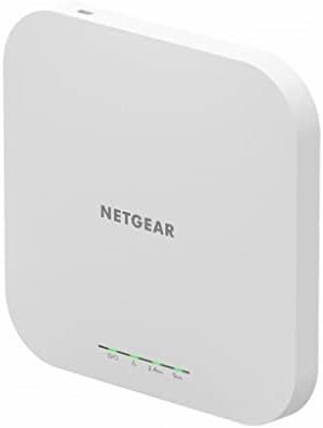 NETGEAR WAX610 WLAN Access Point PoE WiFi 6 (AX1800 Speed Dual-Band Mesh, WPA3, 802.11ax, 2.5G LAN, Local or Insight Remote Management, PoE+ Powered - Power Supply Optional)