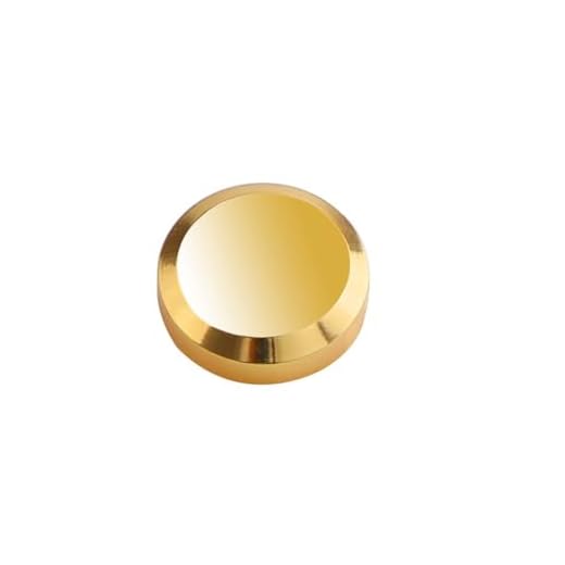 Mirror Screws 12mm Pure Copper Solid Inclined Plane Mirror Screw Cap Cover Mirror Nails for Decorative Mirror, Sign/Advertising Hardware, Nails, Construction(Shiny Gold)