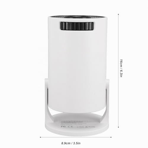 Petit Projecteur WiFi 1080P Portable LED Réglable 270° Correction Trapézoïdale Téléphone Android Clé USB TV