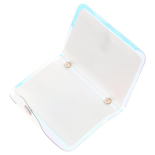 VALICLUD Hologram Clear Transparent Bag Organizer Position Holographic Credit Holder for Travel Sports Shopping Stylish Design for Women