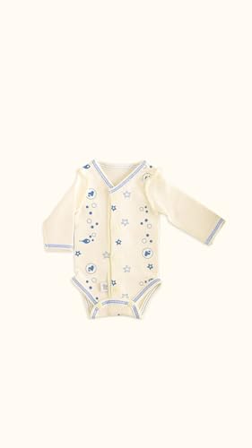 Set de ropa para bebé prematuro – 2 piezas (body + gorrito) desde 1,5 kg – Ropa para recién nacidos delicados – Algodón 100% hipoalergénico (Azul, 00)