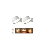 スポットライト2個 LED ブラケットライト 工事不要 Type-C充電式 5000mAh ウォールライト 360度角度調節可能 コードレス 間接照明 おしゃれ 壁 ライト 3色切替 無段階調光 リモコン付き 壁掛け 省エネ 高輝度 取付簡単 寝室 玄関 廊下 階段 卓上 屋内 コーナー インテリア照明 プレゼント 停電災害対策