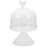 Plateau de présentation avec couvercle : ce plateau à dessert est une jolie décoration pour votre table et lui confère une . présentoir à gâteaux avec couvercle