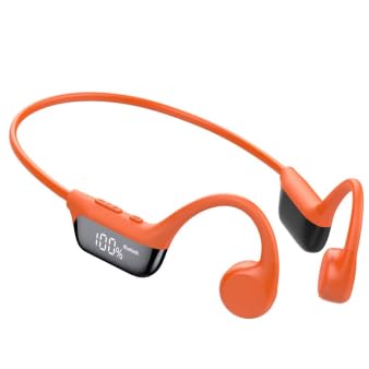 Casque Conduction Osseuse Bluetooth 6.0, Ecouteurs sans Fil Sport pour Course à Pied, Sport, Cyclisme