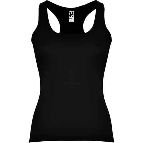 ROLY Camiseta Carolina 6517 Mujer Tirantes Negro 02 M