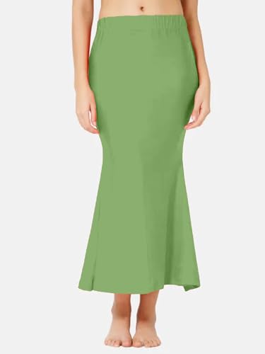 Image of Selvia Women's Lycra Blend Solid Elastic Side Slit Straight Saree Shapewear Petticoat || Saree Shapewear for Women|| Saree Petticoat for Women