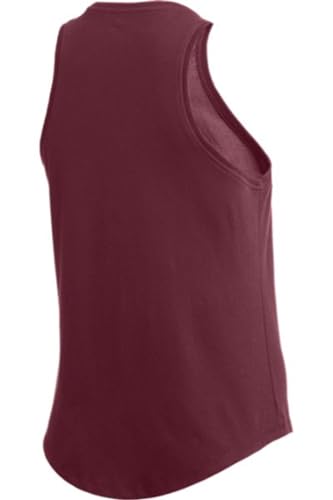 Nike Nike Womens Dry High Neck Tank Top (as1, Alpha, x_l, Regular, Regular, DEEP Maroon)