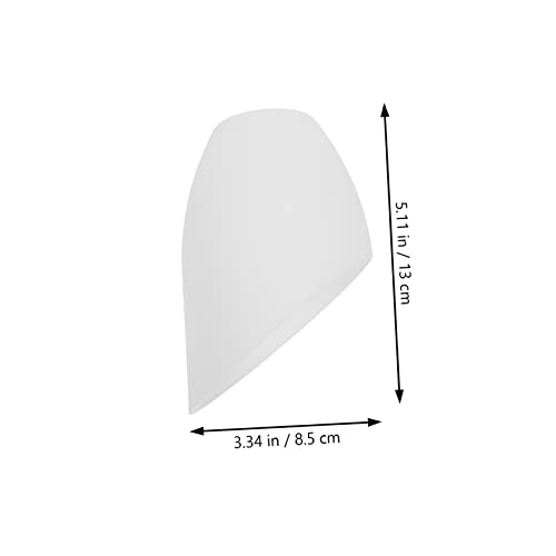 Image of Veemoon Plastic Lampshade, 4Pcs Replacement Lampshades Inclined Horseshoe Shape White Lampshade Floor Lamp Light Covers for Bedroom Living Room Floor Lamp Ceiling Light Covers