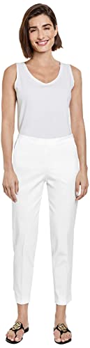 Gerry Weber 720032-31212 Pantalón de Vestir, Blanco Crema, 38 para Mujer