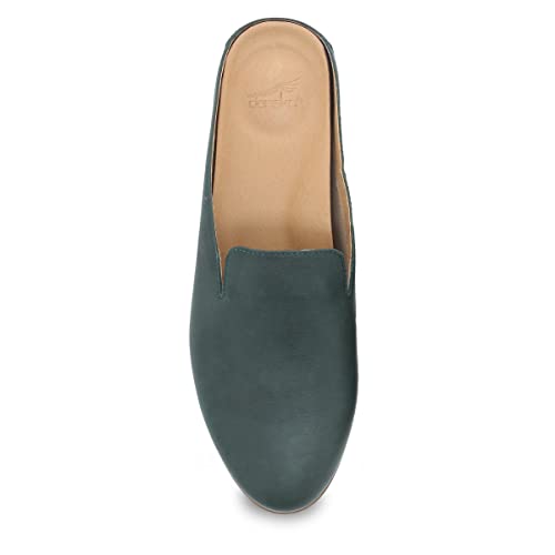 Image of Dansko Lexie Slip-On Mules for Women - Comfortable Flat Shoes with Arch Support - Versatile Casual to Dressy Footwear - Lightweight Rubber Outsole