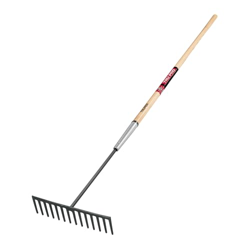 Truper TruPro Asphalt Rake, 14 Tines, 60