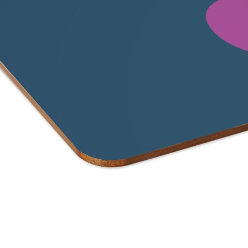 Sets de table bleu liège grand format napperons souples anniversaire princesse - 4