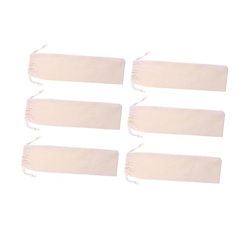 Unomor Travel Straw Carrying Case Reusable Straws Bag Flannel Pouch Easy Wash for Family