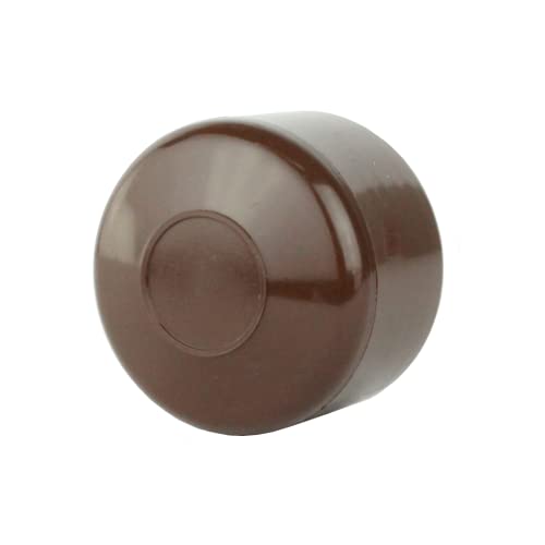 Zaunpfahlkappen Rohrkappen Rundstopfen Pfostenkappen Abdeckkappen Zaunkappen braun 40 mm 1 Stück