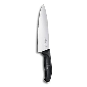 Victorinox Swiss Classic 8-Inch Chef’s Knife with Straight-Edge Blade and Black Handle