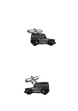 4X4 Defender BLACK Cufflinks classic car suit gift wedding ref115