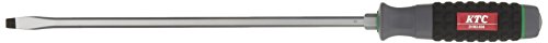 Kyoto Tool (KTC) Resin Handle Screwdriver Long Shaft Slotted Type 8 Negative D1M2830