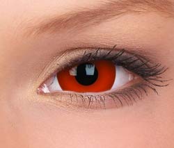 Sclera Lenti Mini - 27 variante, colorate lenti, senza Acuità visiva, 1 pezzi (Red)