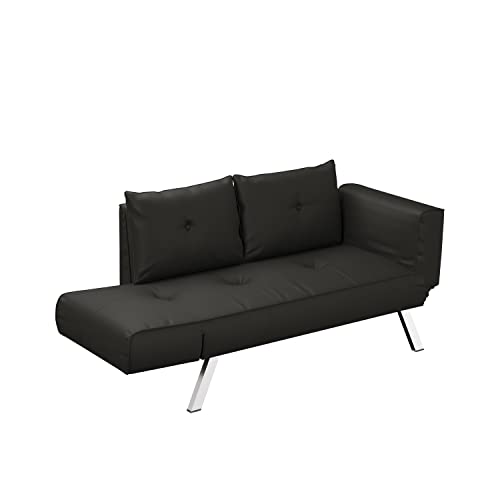 Serta Marin Convertible Sofa, Black #TOP4